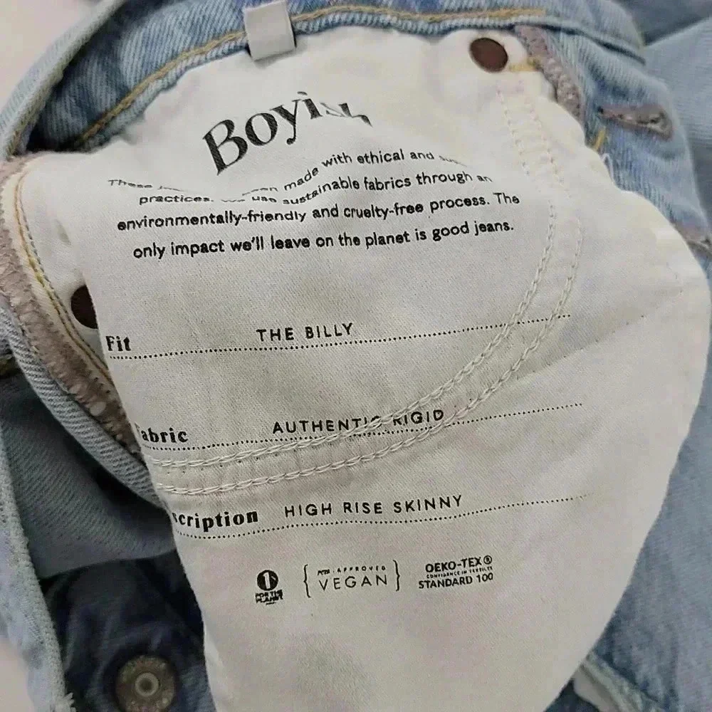 5/ $100 Boyish Billy High Rise Skinny Jeans in Barefoot In The Park